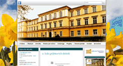 Desktop Screenshot of gymkremnica.sk